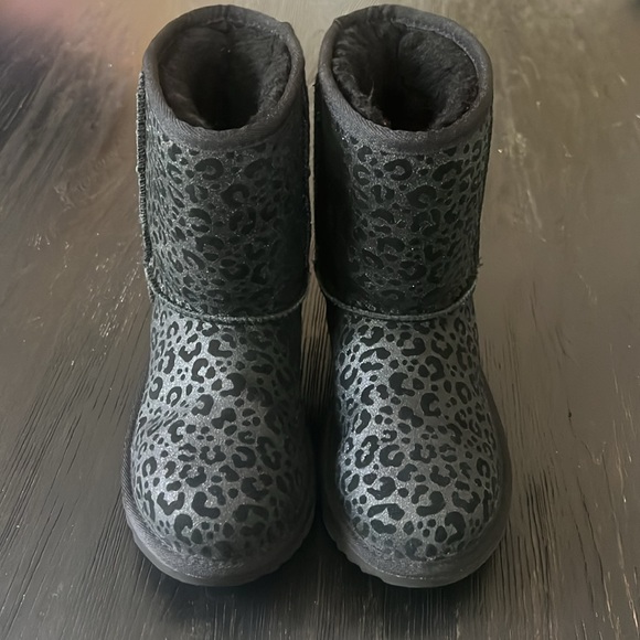 UGG Black Leopard Boots - Picture 3 of 6